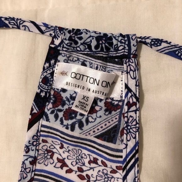 Cotton-On Paisley Print High Neck Tank Top - Picture 4 of 4